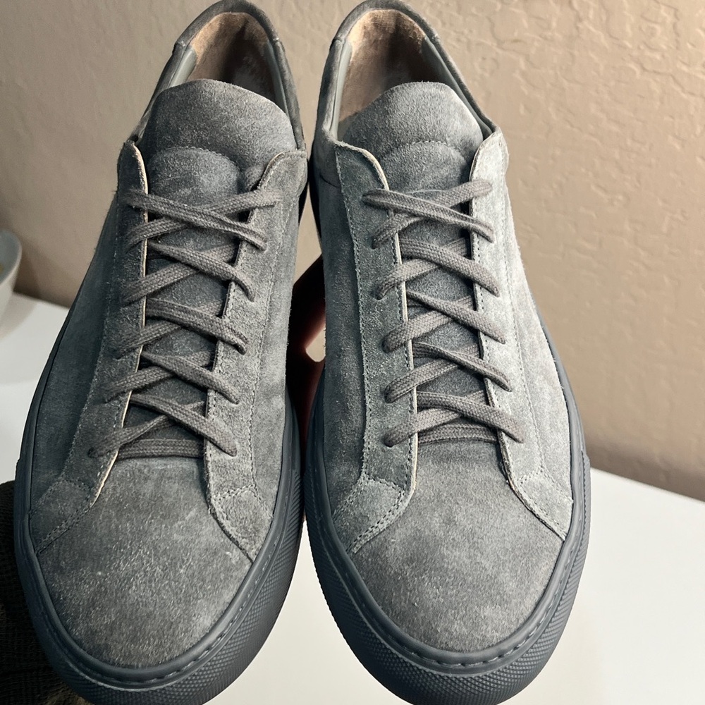 NWOT COMMON PROJECTS original Achilles low gray suede 45 EU / 12 US - Picture 10 of 12